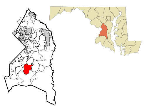 map of clinton, maryland